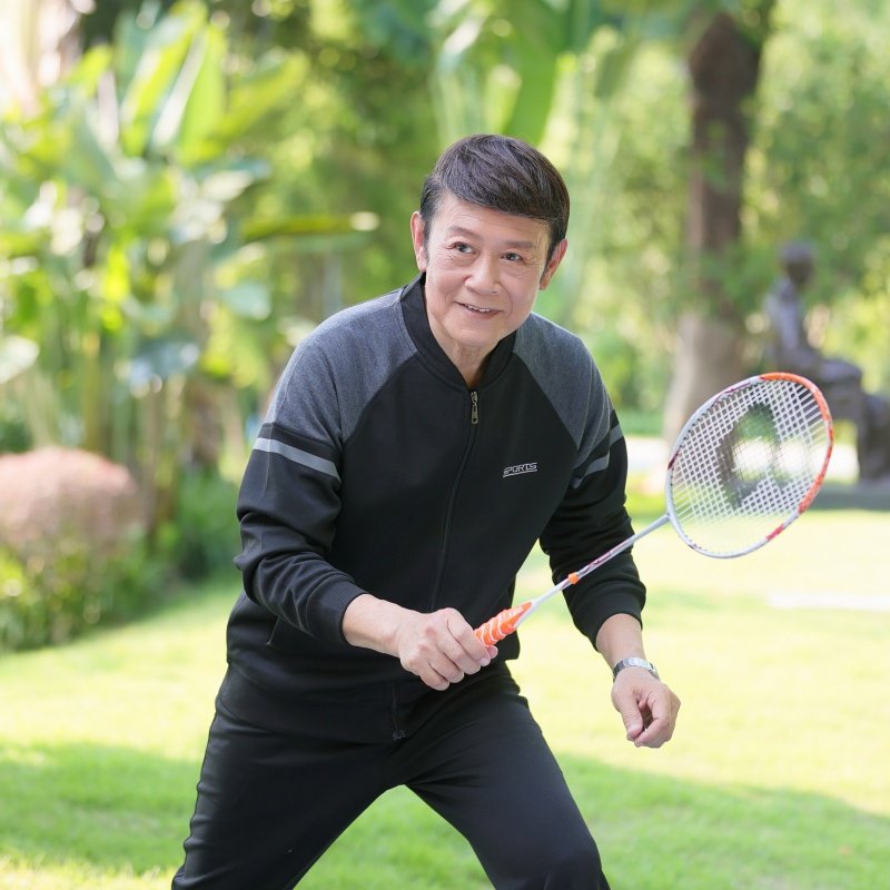 男士休闲运动套装春秋中老年运动服晨跑两件套爸爸套装三件套中年