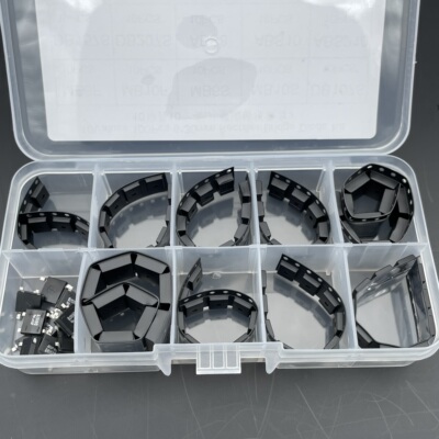 10种贴片整流桥堆包盒MB6F/MB10F/10S/6S DB107S 157S 207S ABS10