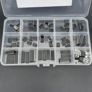 15种75个LM358直插LM386 ULN2003 LM324 NE555集成电路IC芯片包盒