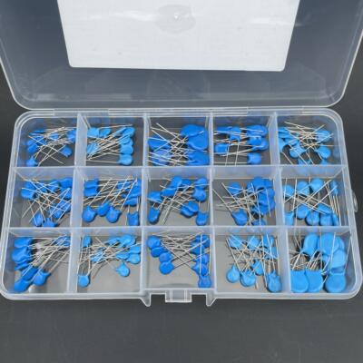 1K 2K 3K 0.1nF-22nF 15种高压陶瓷电容样品盒瓷片电容套件送盒子