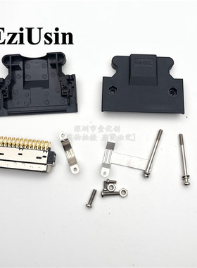 SCSI高密伺服插头镀金SM-14L 20L 26L 36L SM-50L公头焊线连接器