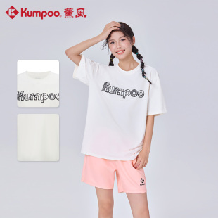 KUMPOO薰风羽毛球服女短袖 速干运动休闲T恤上衣情侣熏风K261U1717