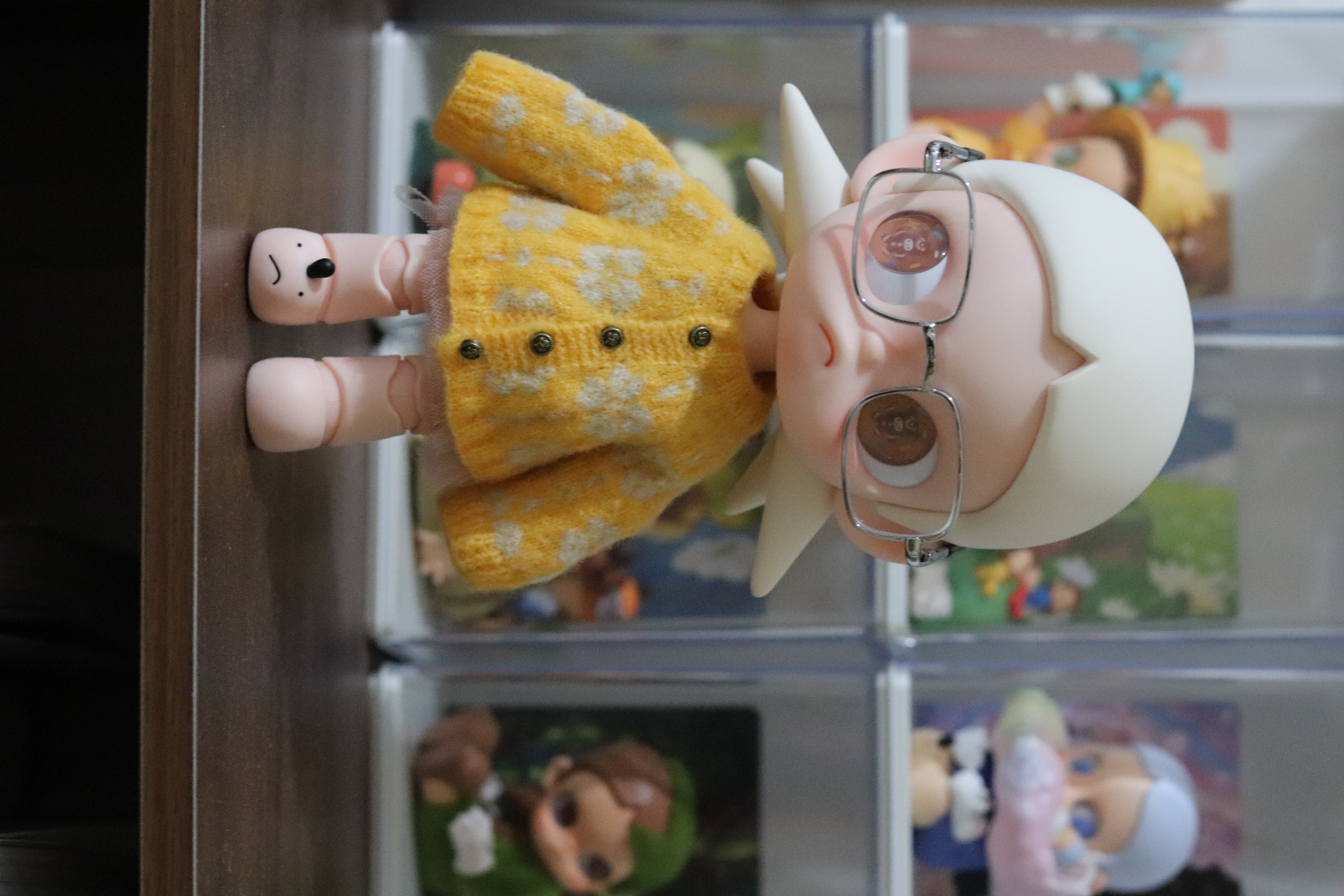 仅娃衣Zsiga嘎子姐四叶草手工编织毛衣开衫bjd娃衣换装娃娃衣服可