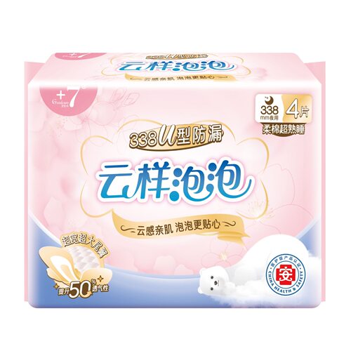 佳期+7夜用卫生巾338mm防漏