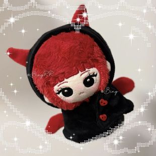 正版JENNIE金珍妮属性红宝石妮10cm棉花娃娃明星可爱玩偶公仔礼物