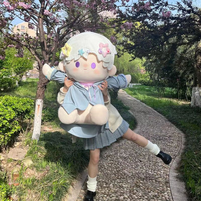 世界之外原创正品80cm棉花娃娃顾时夜夏萧因柏源高颜值玩偶公仔