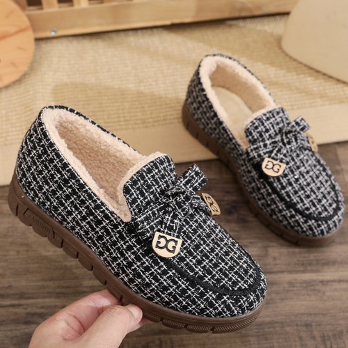 舒适保暖百搭豆豆棉鞋