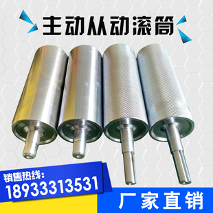 流水线动力滚筒 输送线压花传动滚头尾滚轮 辊筒线张紧轮动力轴