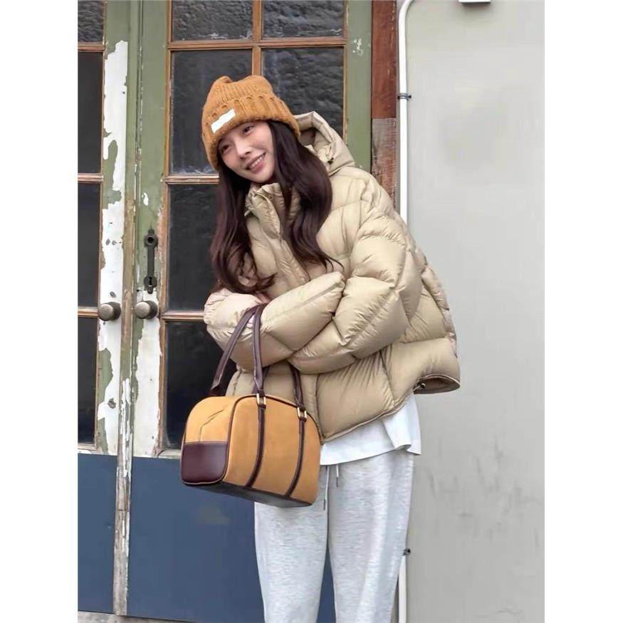 云朵泡芙龟背连帽短款奶fufu棉服女冬季2025新款小个子面包服外套,女装/女士精品,棉衣/棉服,淘宝优惠券,粉丝福利购,淘宝优惠卷