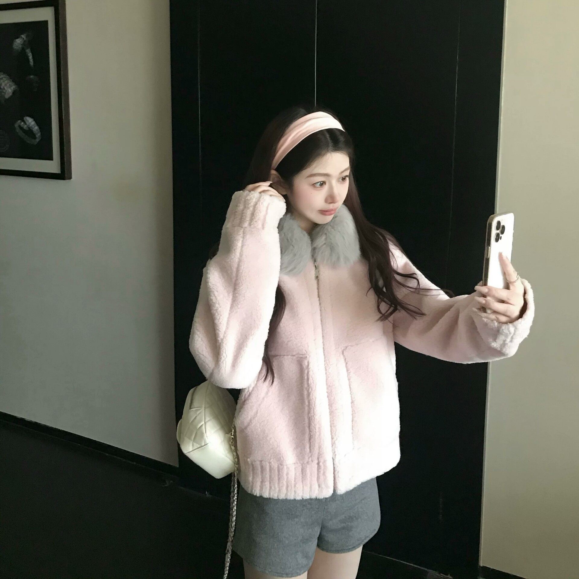 2026新款韩版宽松显瘦百搭毛领针织开小众毛衣外套上衣,女装/女士精品,棉衣/棉服,淘宝优惠券,粉丝福利购,淘宝优惠卷