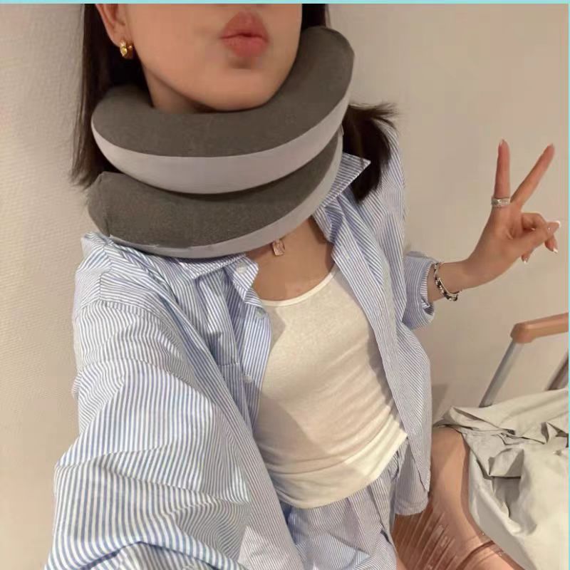 百变螺旋旅行枕随行枕