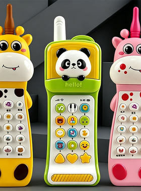 儿童音乐仿真电话机玩具手机模型
