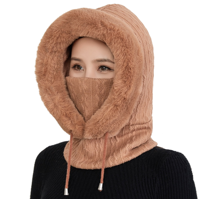 风雪帽户外休闲女冬季加厚帽子