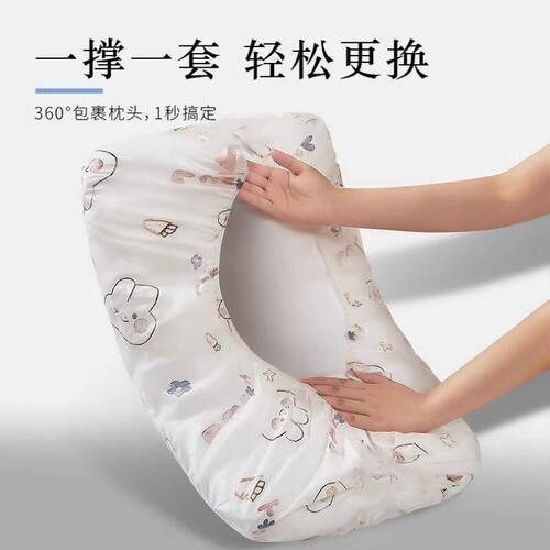 酒店火车隔脏无纺布床上用品枕巾