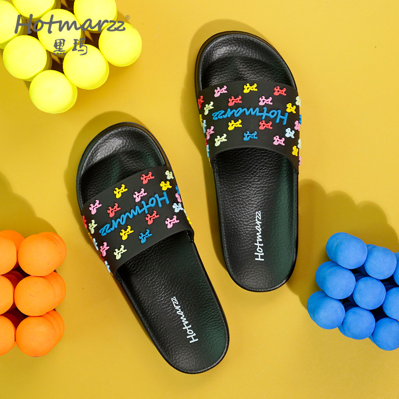 hotmarzz/黑玛女士厚底一字拖