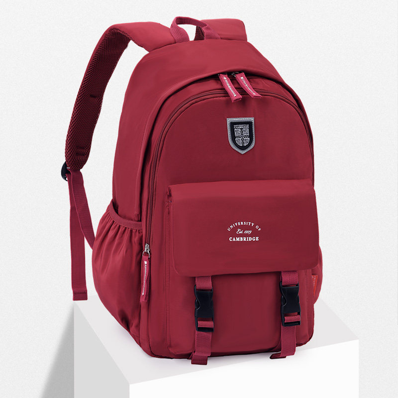 剑桥书包中学生初中生大容量女新款百搭简约校园背包高中生双肩包