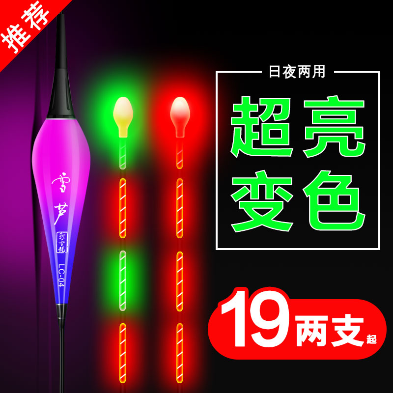 超亮夜光漂两用加粗醒目感应咬钩