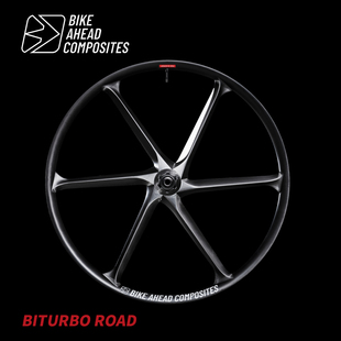 全新德国进口Bike ahead一体成型公路车山地车碳纤维轮组自行车