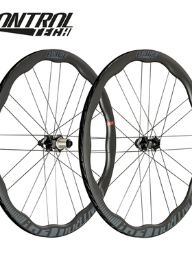 CONTROLTECH公路车波浪轻量化自行车碳纤维轮组支持真空胎碟刹