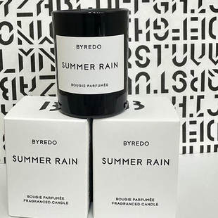 BYREDO迷你版香氛蜡烛夏日骤雨/棉府绸30g 专柜小样非卖品特惠价