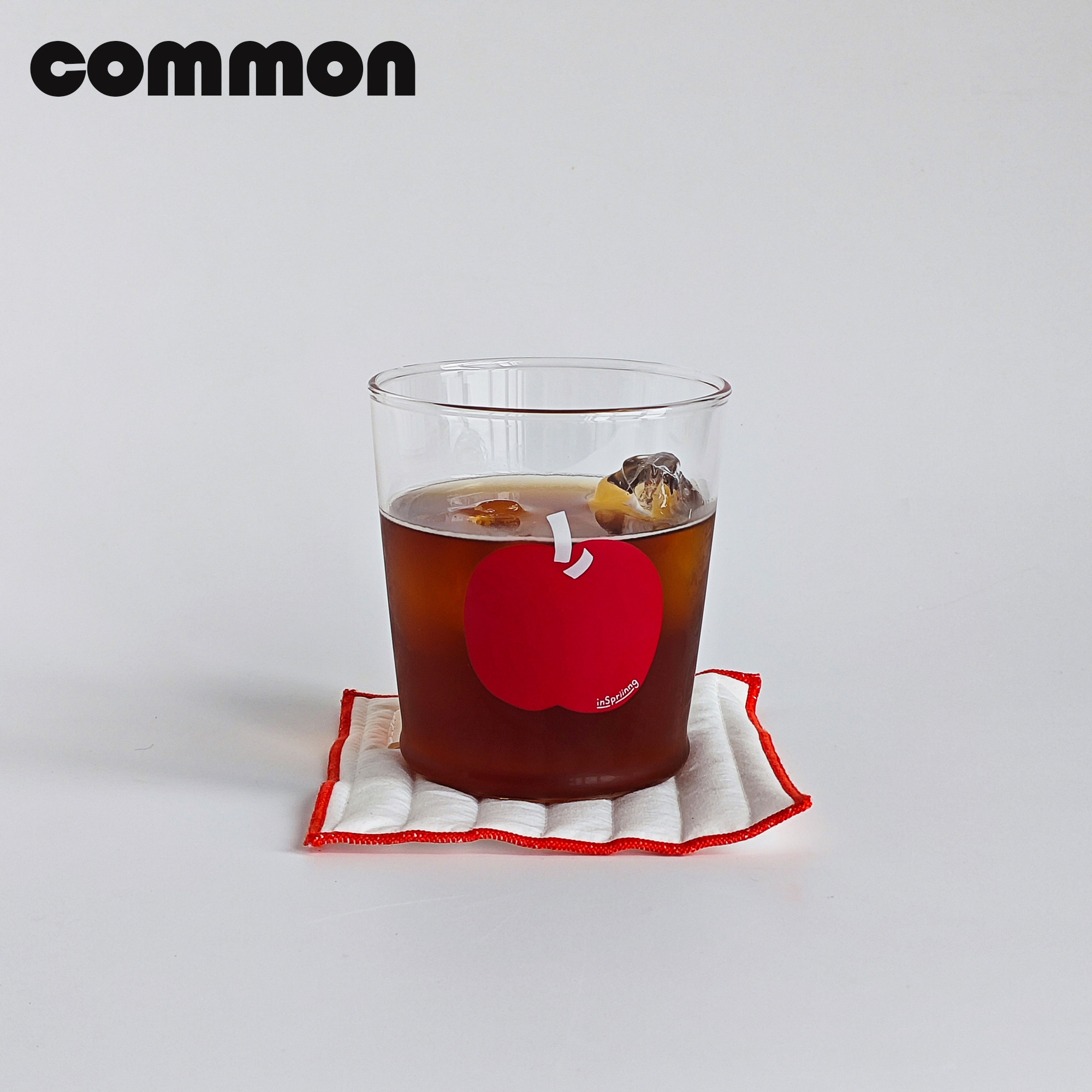 普普COMMON 水果玻璃杯ins风咖啡杯耐热牛奶果汁杯高硼硅玻璃水杯
