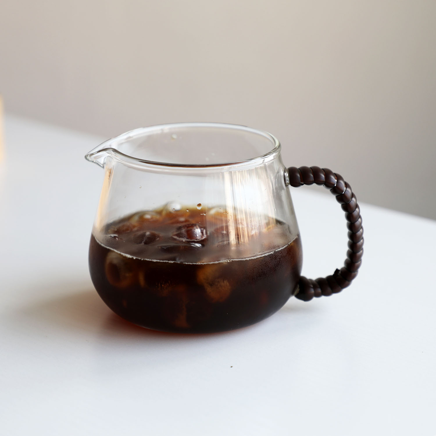 普普COMMON 藤编咖啡壶冷萃分享壶耐热玻璃咖啡杯简约茶壶家用