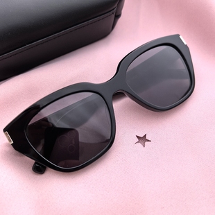 墨镜女黑超显脸小猫眼太阳眼镜高级感 Song王子文同款 狂花 Aimee