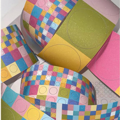 等于blue分装圆的五次方方的五次方模切基础圆点方形贴纸手帐装饰