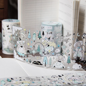 Neinei野柚小小魔女贴纸卷分装 魔法女巫百搭装 饰拼贴可爱手帐贴画