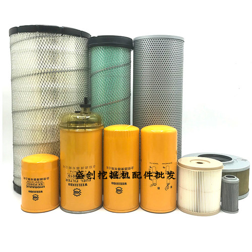 山东临工挖掘机LG6250F 250机油滤芯柴油空气油水纸柴液压回油格