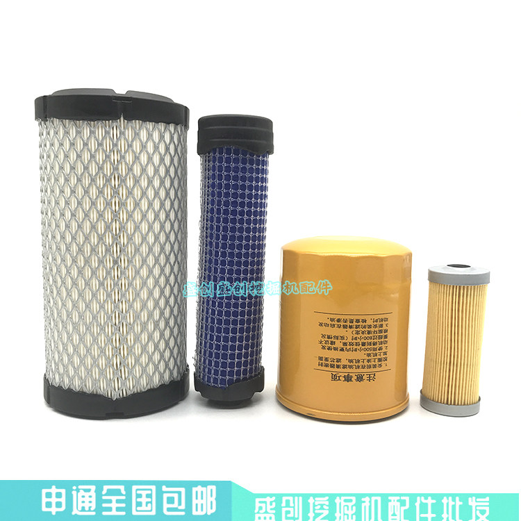 沃尔沃VOLVO挖掘机EC18D机油滤芯柴油空气油水分离器内心保养配件