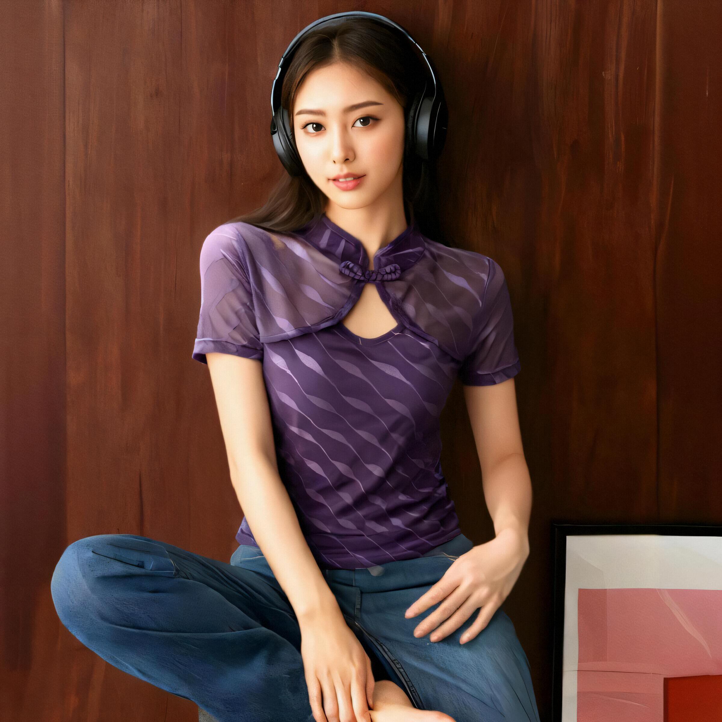 国风复古女装新款立领镂空盘扣上衣网纱短袖女t恤修身百搭小衫潮