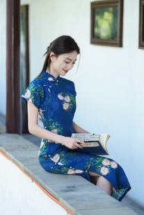 古风旗袍6533全开襟年轻款新款春夏气质女民族风高开叉日常名媛