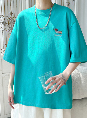 2025 夏季新款 旋律风车大码小狗刺绣短袖M-5X HT25406-特P25