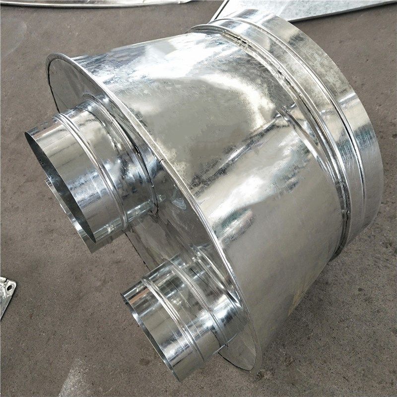 白铁皮风管分流器镀锌风管分流器四通五通分支器方转圆分风口定制,基础建材,风管,淘宝优惠券,粉丝福利购,淘宝优惠卷