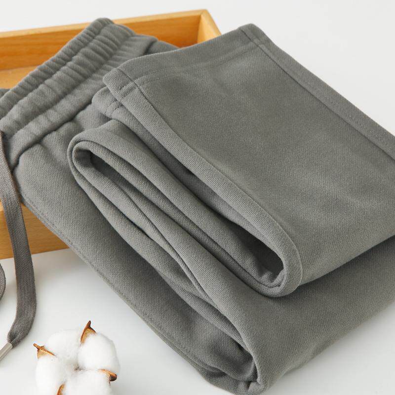 战舰灰卫裤男直筒2024秋冬470G重磅秋冬加厚加绒美式休闲运动裤男,男装,卫裤,淘宝优惠券,粉丝福利购,淘宝优惠卷