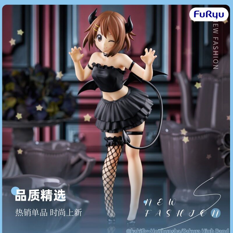 正版Furyu BiCute轻音少女 平泽唯 小恶魔 手办景品礼物 现货