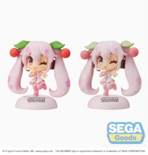 初音未来 VOCALOID 世嘉 现货 CHUBBY系列 景品手办 樱初音 SEGA