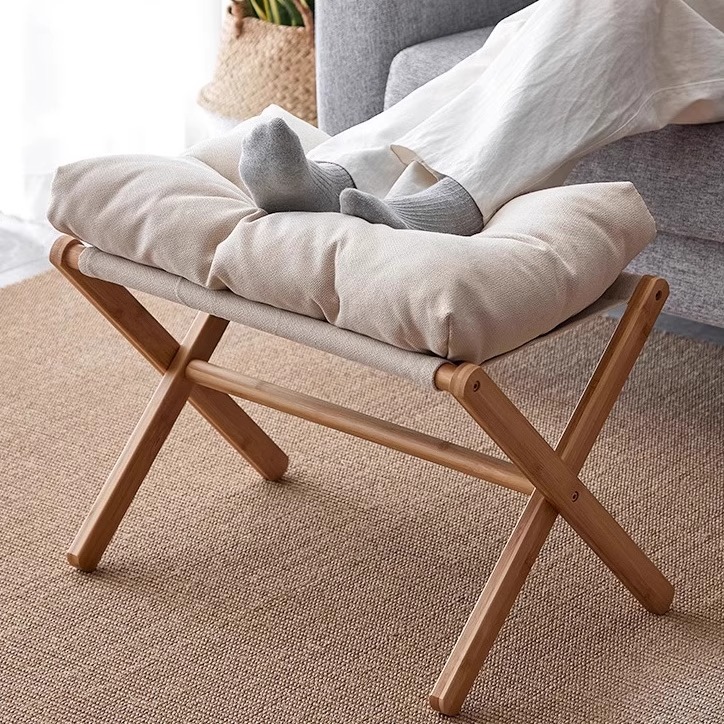 脚踏凳家用沙发凳简约折叠踩脚凳子翘脚垫脚凳办公室午睡搁脚神器