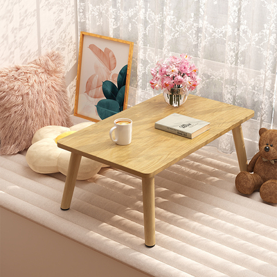 飘窗小桌子小茶几简约现代小户型客厅迷你小方桌实木家用沙发边桌