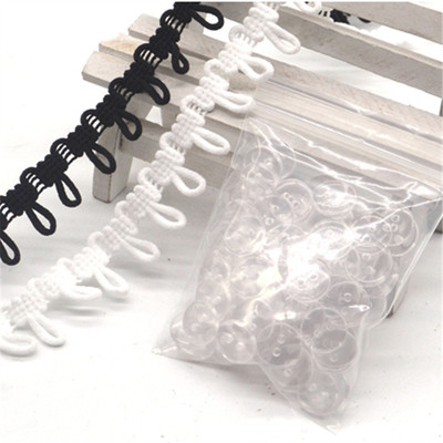 扣袢后领扣鼻纽扣扣子松紧弹力绳辅料扣眼帽圈纽门绳扣毛领配件女