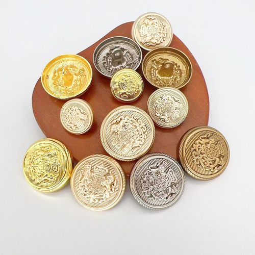 高档金属圆形校服手缝扣