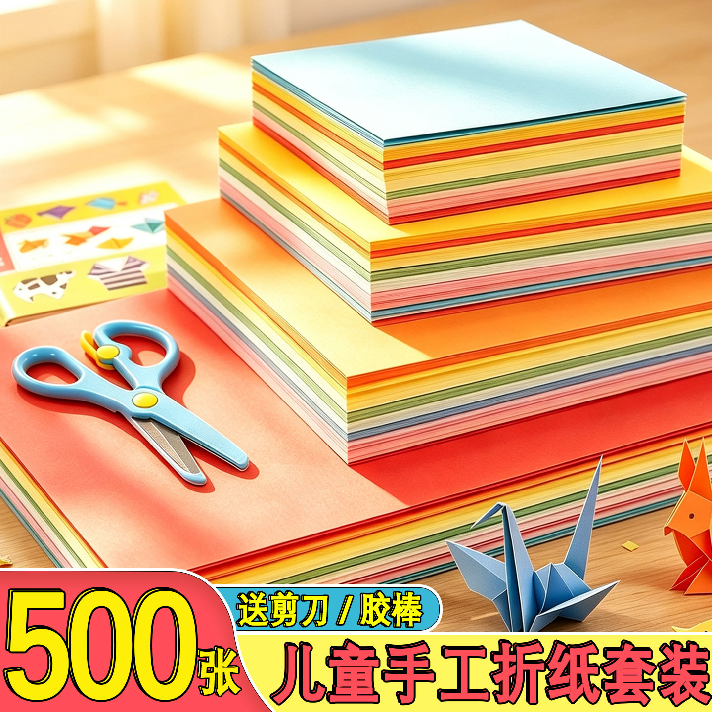折纸手工儿童彩纸专用纸正方形图片