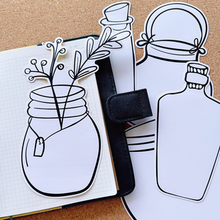 黑白可书写大尺寸漂流瓶心愿墙目票墙文本框留言板教室板报贴纸