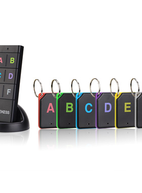 Retekess TH104无线寻物器 物品定位器追踪器40米 一拖六