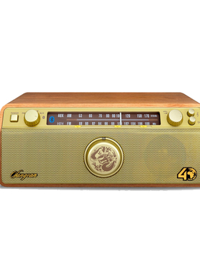 SANGEAN/山进 WR-12BT限量珍藏版蓝牙收音机复古立体声音箱专业短