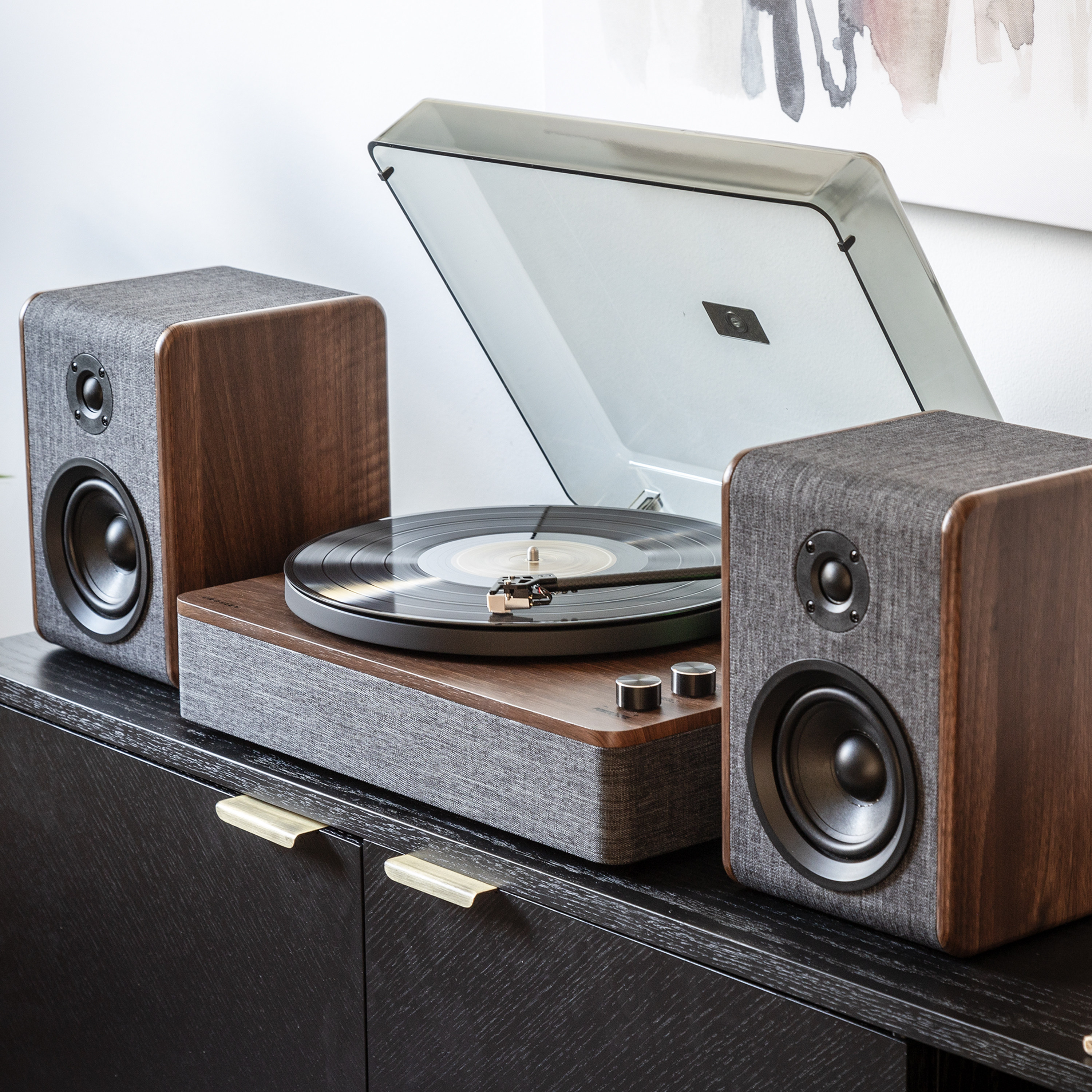 Crosley唱机C62A黑胶唱片机蓝牙留声机专业发烧唱盘一体机