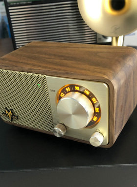 SANGEAN/山进 MOZART莫扎特原木便携复古高端蓝牙音箱锂电收音机