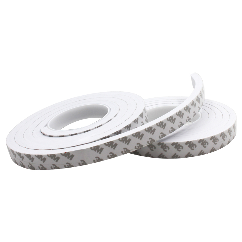单面强粘力白黑色eva泡棉胶带