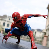 创意汽车摆件蜘蛛侠车载可爱公仔车饰品汽车装 饰个性 潮男生日礼物